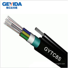 Cable de fibra óptica al aire libre Gytc8s